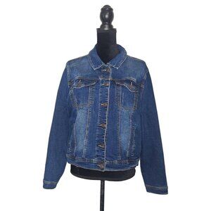 Lily Parker Denim Dark Blue Jean Jacket